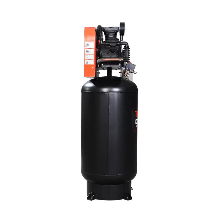 TMG Industrial 80 Gallon 7.5 HP Stationary Electric Air Compressor, 6 Min Fill Time, 230V Induction Motor, Vertical Tank, TMG-ACE85
