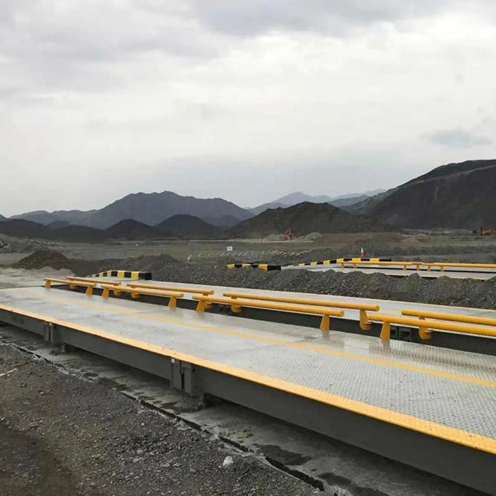 TMG Industrial 80 ton Weighbridge Truck Scale, -35℃ to +70℃, 10’ x 56’ (W x L), High-Quality Steel, U-Shape Beam Design, 120% Safe Overload, TMG-FST80