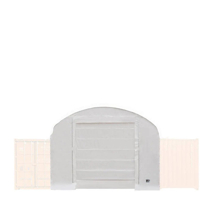 TMG Industrial Front End Wall Kit, Compatible with TMG-DT2041CV container shelters installed with the high cube containers (9’6”), TMG-DT20FW9V