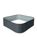 TMG Industrial Metal Raised Garden Bed Kit, 9-In-1 Modular Design, 18” Tall, Galvanized & Powder Coated, Rubber Edging, TMG-MGB96