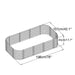 TMG Industrial Metal Raised Garden Bed Kit, 9-In-1 Modular Design, 18” Tall, Galvanized & Powder Coated, Rubber Edging, TMG-MGB96