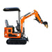TMG Industrial Mini Compact Excavator, 15 HP Air-Cooled Engine w/EPA Certification, 61-½” Max. Digging Depth, 1900 Lb Operating Weight, TMG-MVE08