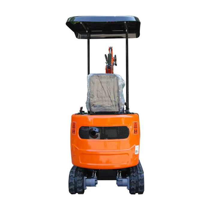 TMG Industrial Mini Compact Excavator, 15 HP Air-Cooled Engine w/EPA Certification, 61-½” Max. Digging Depth, 1900 Lb Operating Weight, TMG-MVE08