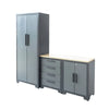 Pro Series 4-Piece Garage Cabinet Combo, 150 Lb Shelving Load Capacity, Shelves Per Locker, TMG-GCC04