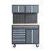 TMG Industrial Pro Series 48” 6-Drawer Workbench Cabinet Combo with Pegboard, 1” Wood Benchtop, TMG-WBC48
