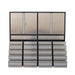 TMG Industrial Pro Series 7-Ft 22 Drawer Stainless Steel Storage Chest, Top Cabinets, All-in-One Welded Frame, Keyed Alike Locks, TMG-SC22DS