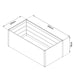 TMG Industrial Rectangular Metal Raised Garden Bed, 79” Bed Planting, Garden Planter, Galvanized & Powder Coated, TMG-MGB79