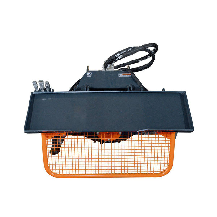 Skid Steer Stump Grinder, 24" Rotor Size, 7" Cutting Below Ground, Steel Carbide Teeth, TMG-SSG25