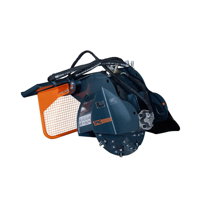 Skid Steer Stump Grinder, 24" Rotor Size, 7" Cutting Below Ground, Steel Carbide Teeth, TMG-SSG25