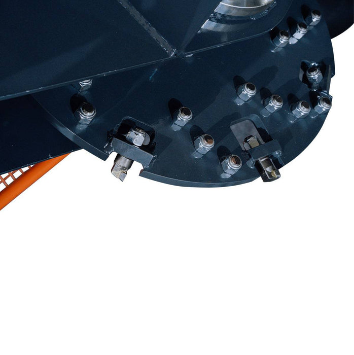 Skid Steer Stump Grinder, 24" Rotor Size, 7" Cutting Below Ground, Steel Carbide Teeth, TMG-SSG25