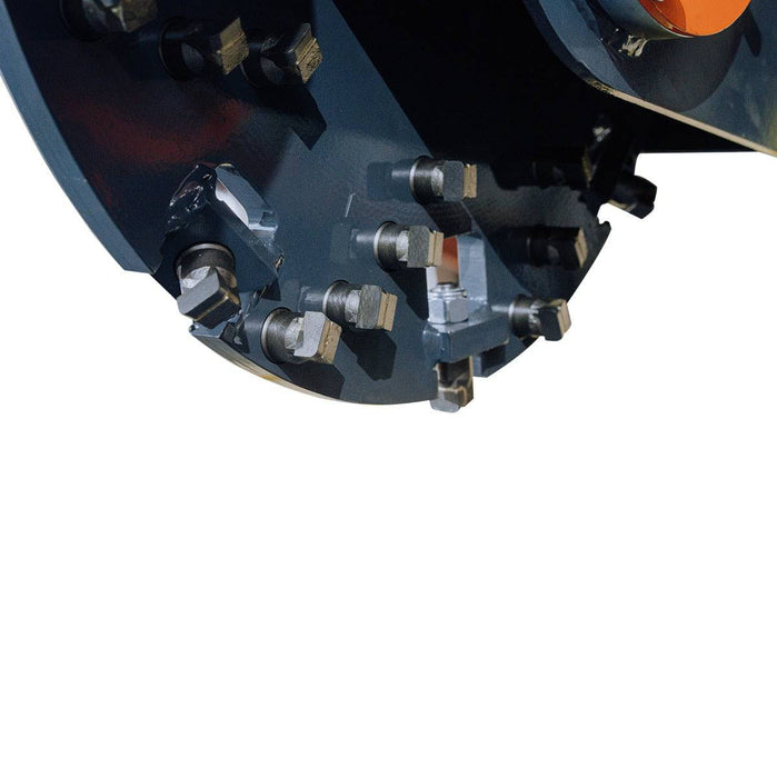 Skid Steer Stump Grinder, 24" Rotor Size, 7" Cutting Below Ground, Steel Carbide Teeth, TMG-SSG25