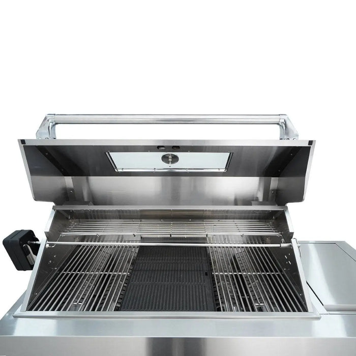 TMG Industrial Stainless Steel Outdoor Kitchen, 6 Main Burners, Rear Burner, Side Burner, Integrated Sink & Refrigerator, CSA/CE Certified, TMG-LKS08