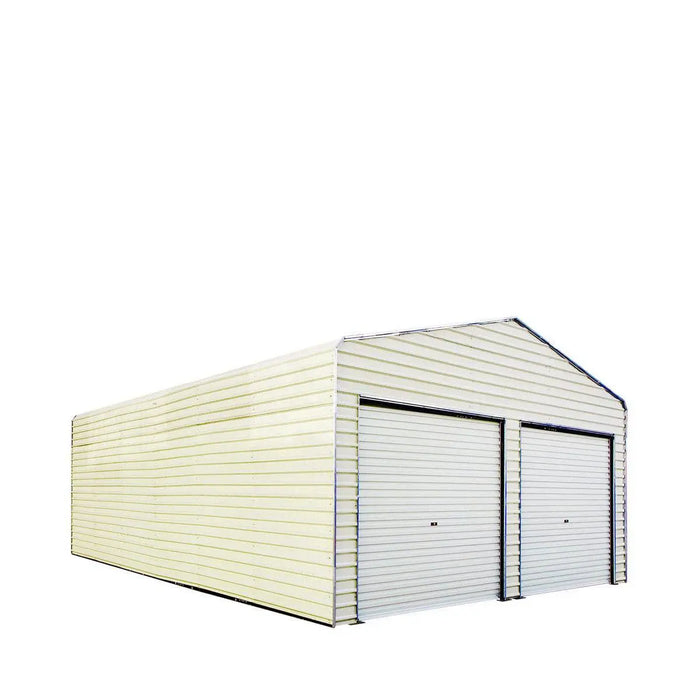 TMG Industrial Steel Carport Add-On Package Kit, Front Wall w/Roll Up Doors & Back Wall, TMG-CP2000-RD110 (Not available for online purchase)
