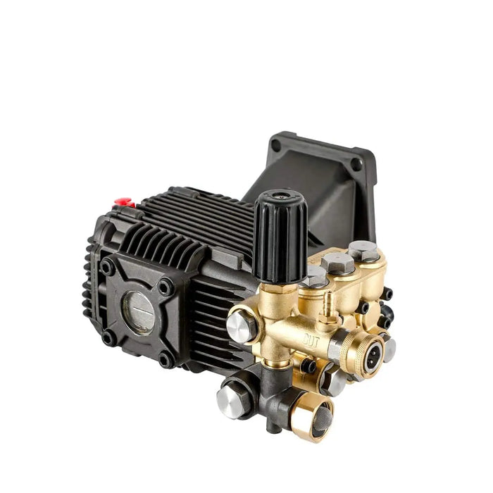 TMG Industrial Triplex Plunger Pressure Pump, Max. 4000 PSI, 5 GPM, 3400 RPM, 1” Hollow Shaft, Compatible Engine Power 9-15 HP, TMG-GWP40