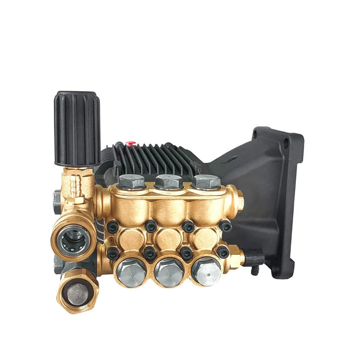 TMG Industrial Triplex Plunger Pressure Pump, Max. 4000 PSI, 5 GPM, 3400 RPM, 1” Hollow Shaft, Compatible Engine Power 9-15 HP, TMG-GWP40