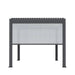 TMG LIVING 10' x 10' Aluminum Motorized Louver Roof Pergola with Side Screens, TMG-LPG11