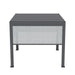TMG LIVING 10' x 10' Aluminum Motorized Louver Roof Pergola with Side Screens, TMG-LPG11