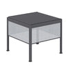 10' x 10' Aluminum Motorized Louver Roof Pergola with Side Screens (Discontinued – No Longer Available) TMG-LPG11
