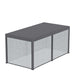 TMG LIVING 10' x 20' Aluminum Motorized Louver Pergola with Side Screens, TMG-LPG21