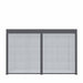 TMG LIVING 10' x 20' Aluminum Motorized Louver Pergola with Side Screens, TMG-LPG21