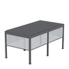 TMG LIVING 10' x 20' Aluminum Motorized Louver Pergola with Side Screens, TMG-LPG21