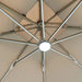 TMG Living 10-ft Offset Patio Cantilever Umbrella w/LED Lights and Aluminum Frame, Commercial Grade, Water Base Included, TMG-LUA10