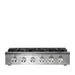 TMG Living Kitchen 36” Gas Range Cooktop, 6 Burners, 15000-18000 BTU w/680 BTU Simmer, LPG/NG Fuel, Blue LED Lights, TMG-HRG36T