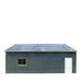 TMG Industrial 26’ x 30’ Metal Garage Shed with 9’ High Double Front Doors, 14’ Peak Height, Side Entry Door, 780 Sq-Ft Floor Space, TMG-MS2630