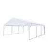 20' x 20' zware partytent voor buiten, PE-zeildoek, 6'6" stahoogte, 10' nokhoogte, TMG-PT2020A