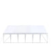 TMG Industrial 20' x 40' Heavy Duty Outdoor Party Tent, PE tarpaulin fabric, 6’6” Overhead, 10’ Peak Ceiling, TMG-PT2040A