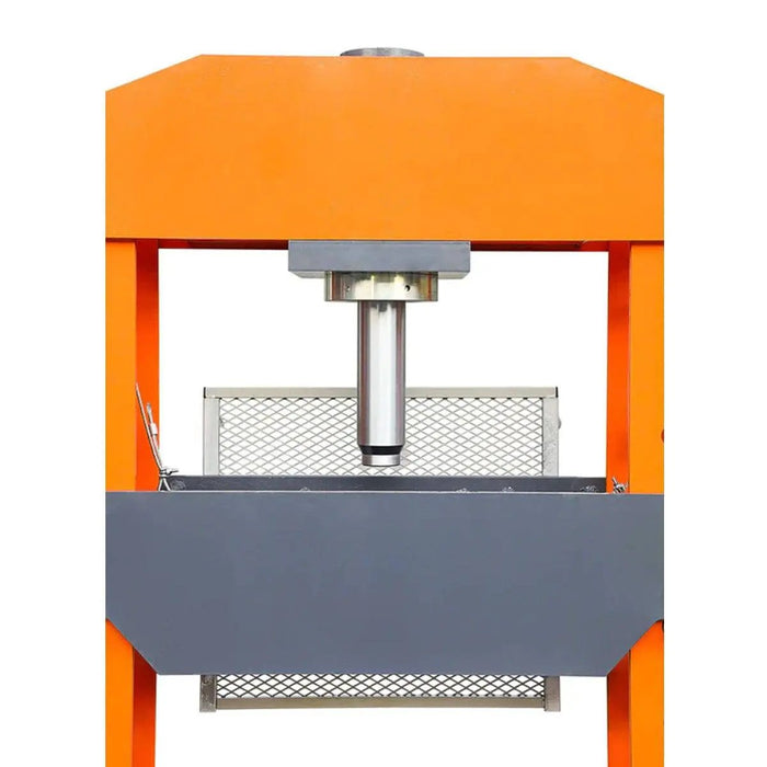 Tmg Sp Layout TMG 100 Ton Hydraulic Shop Press, Air & Manual Operation, Grid Guard ...