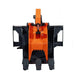 TMG Industrial Mini Skid Steer Stump Bucket Grapple, 2200-lb Grapple Capacity, Toro Style Mount Plate, TMG-SSG36