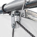 TMG Industrial 30' x 50' Straight Wall Peak Ceiling Storage Shelter with Heavy Duty 17 oz PVC Cover & Drive Through Doors, TMG-ST3050V