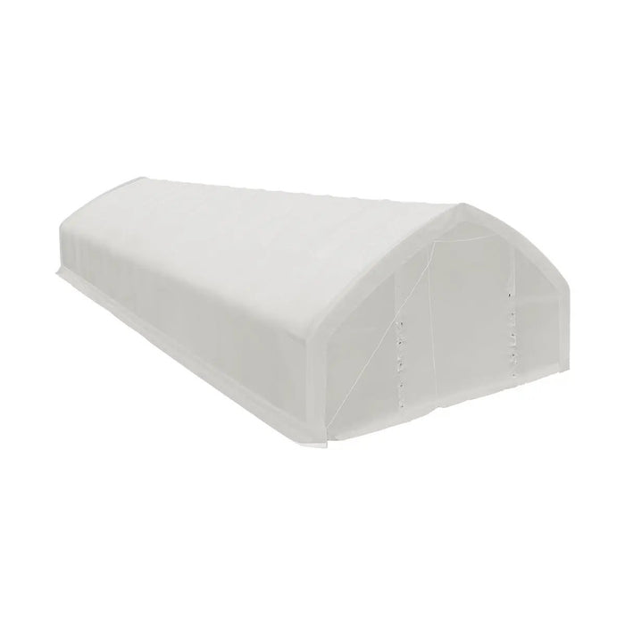 9 x 21 m Straight Wall Peak Ceiling Storage Shelter, 450 GSM PVC Cover TMG-ST3072V (Previously ST3070V) TMG Industrial AU