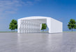 33' x 50' Retractable Mobile Shelter, 13' Clearance Height, 8" Lockable Wheels, 27 oz PVC Cover, TMG-ST3350M TMG Industrial CA