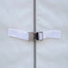 TMG-ST4081E 40' x 80' Peak Ceiling Storage Shelter, Single Truss, 11oz PE Cover, 13' W x 16' H Wide Open Door on Two End Walls (Discontinued)