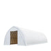 TMG-ST4081E 40' x 80' Peak Ceiling Storage Shelter, Single Truss, 11oz PE Cover, 13' W x 16' H Wide Open Door on Two End Walls (Discontinued)