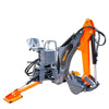 Graafmachine met zwenkarm van 2,4 meter, 180° draaibare giek en bak, inclusief 30 cm bak TMG-TBH88