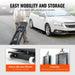 VEVOR Car Lift, 25.6" Max. Height, 5,000 LBS Capacity Portable Car Lift, with Extended-Length Plates, Heavy-duty Carbon Steel Truck Lift with 120V Power Unit, Auto Car Jack Lifts for Home Garage Shop, DOBA-ALT5000