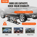 VEVOR Car Lift, 25.6" Max. Height, 5,000 LBS Capacity Portable Car Lift, with Extended-Length Plates, Heavy-duty Carbon Steel Truck Lift with 120V Power Unit, Auto Car Jack Lifts for Home Garage Shop, DOBA-ALT5000