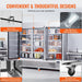 VEVOR Commercial Freezer 60.42 Cu.ft, Reach In 82.5" W Upright Freezer 3 Doors, Auto-Defrost Stainless Steel Reach-in Freezer with 12 Adjustable Shelves, -13 to 5°F Temp Control, 4 Wheels, DOBA-FZ60