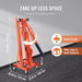 VEVOR Hydraulic Engine Hoist with Lever, 2 Ton/4400 LBS Heavy-duty Cherry Picker Shop Crane, Foldable Engine Crane and Engine Hoist leveler for Auto Repair, Motors, Weights Lifting, Loading, DOBA-HHL2