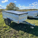 Variant 7’ Heavy Duty Utility Tilt Trailer with Extended Solid Sides & Tarp Cover, Removable Tailgate, 4.2’x7’ Tilt Bed, MFR #: S205Tilt, Made in Canada