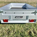 Variant 9’ Heavy Duty Utility Tilt Trailer with Ramp, 5’ x 9’ Inner Box, MFR #: 754Tilt, Made in Canada