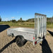 Variant 9’ Heavy Duty Utility Tilt Trailer with Ramp, 5’ x 9’ Inner Box, MFR #: 754Ramp, Made in Canada