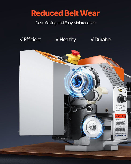 8.7" x 39" Metal Lathe Machine, Precision Bench Lathe, Variable Speed Power Control, Heavy-Duty Metalworking Tool, DOBA-ML8739