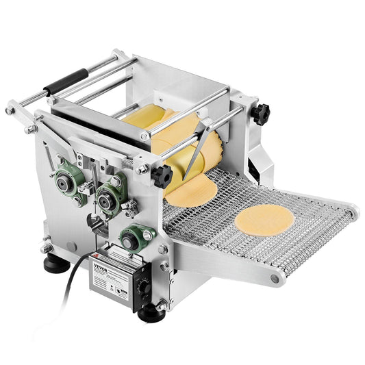 Electric Tortilla Maker, Automatic Corn Tortilla Machine, Dual Size 4" & 6" Cooking Plates, DOBA-TM46