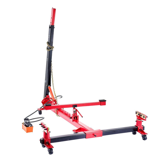 6T Auto Body Frame Puller Straightener, 3T Airbag Jack with 6000 PSI Hydraulic Foot Pump, Includes 16 Straightening Tools for Car/SUV/Pickup Repair, DOBA-FP6T