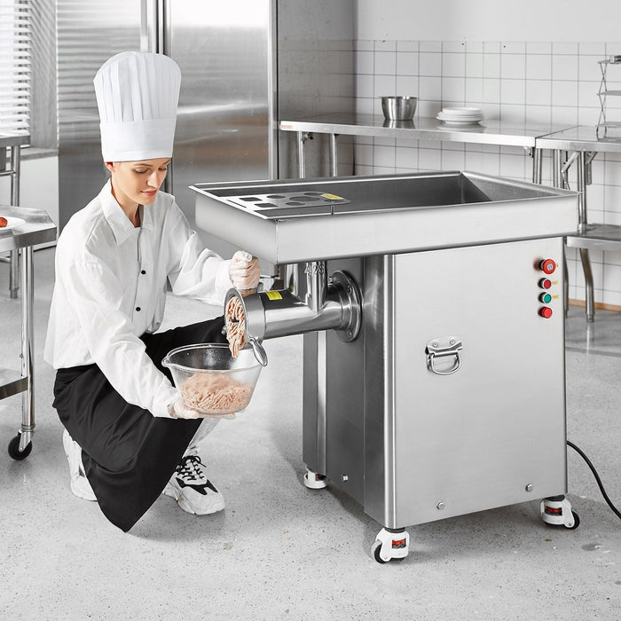 Commercial Electric Meat Grinder, 36.7 lbs/min Grinding Capacity, Industrial Cabinet Design, Heavy-Duty Construction, DOBA-MG36