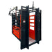 TMG Industrial 10’ Cattle Work Chute 4500-lb Weight Scale, Side Exit, Upper/Lower Swing Openings, LCD Weight Display, TMG-CSC10